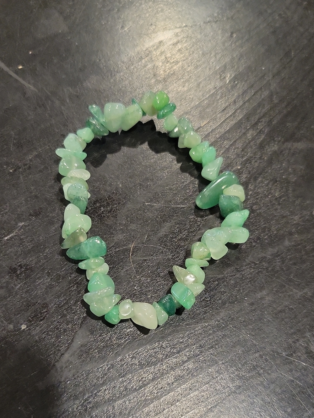 Green Aventurine Crystal Chip Bracelet